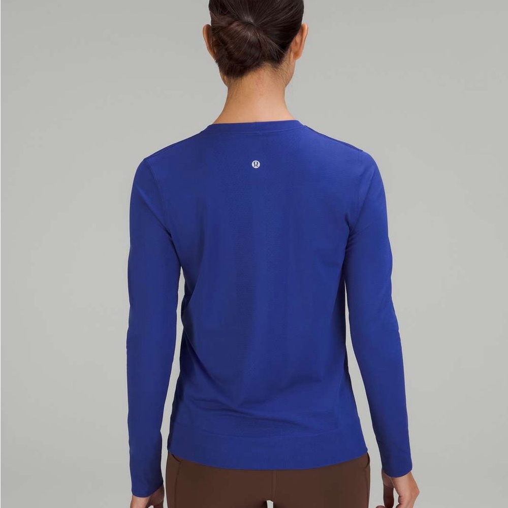 lululemon athletica Cobalt Blue Long Sleeve Top